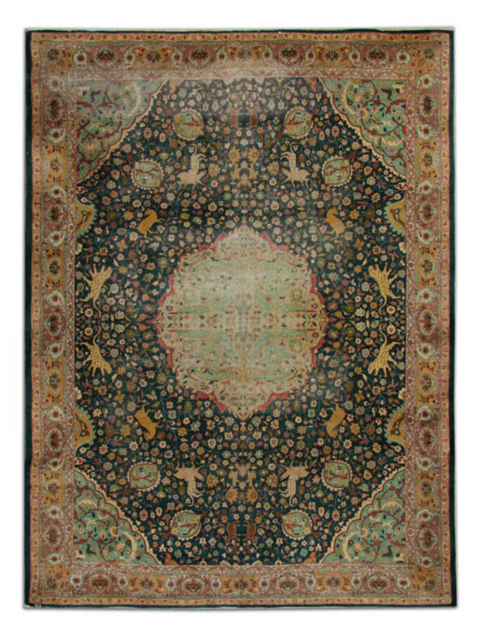 Antique Agra Carpet Antique Rug Indian Agra