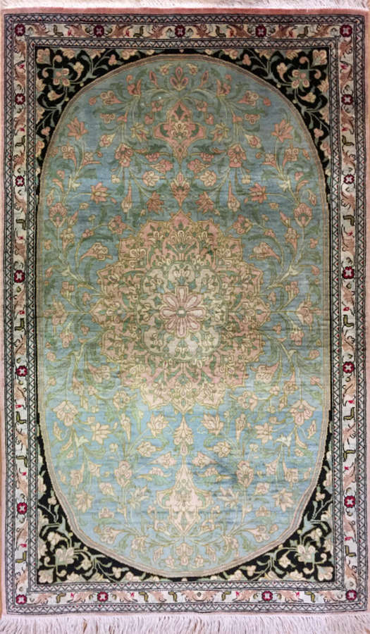 Silk Rugs, Persian Silk Rugs From Qum