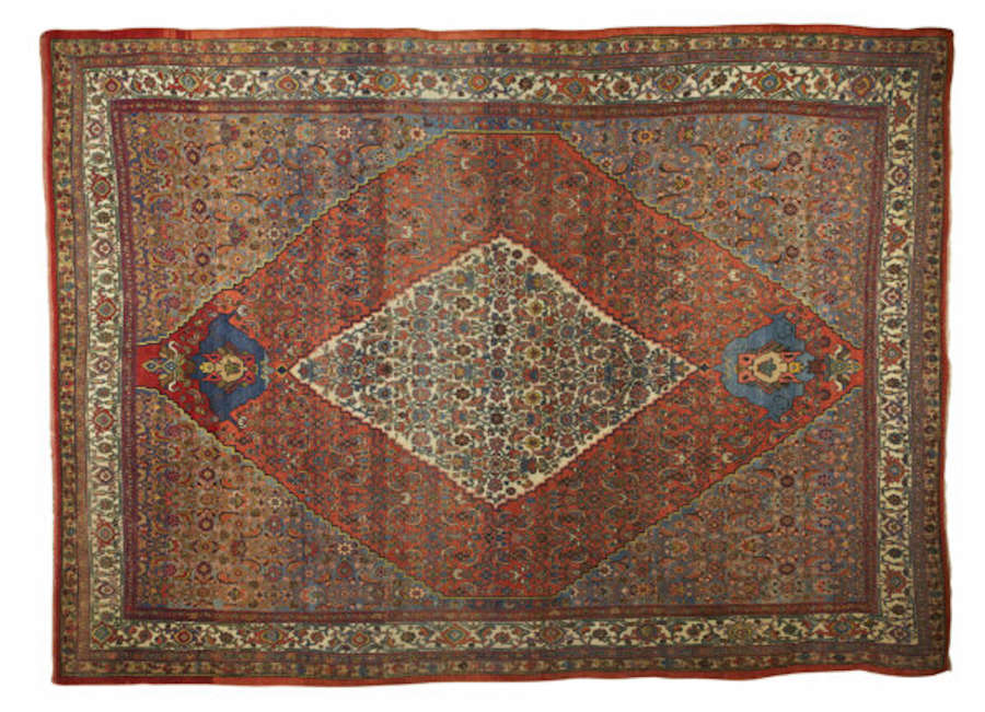 Antique Persian Bidjar Rug