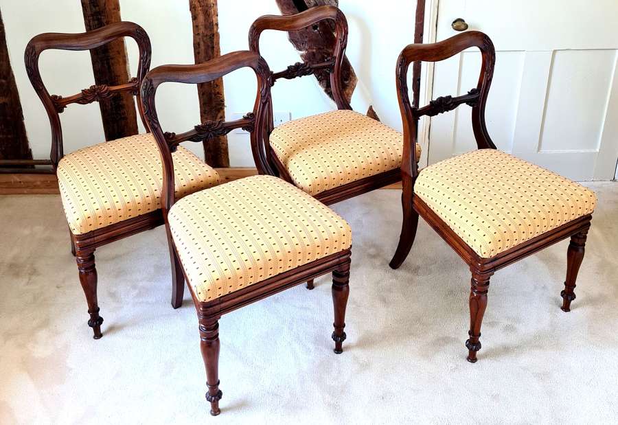 Four Victorian  Dining Chairs