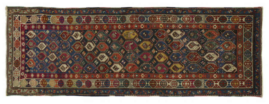 Antique Caucasian Karabagh Runner