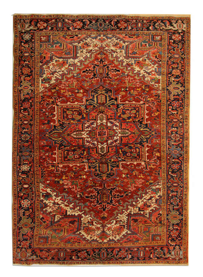 Antique Rugs Persian Heriz Carpet