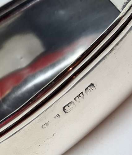 Silver Model of a Canoe