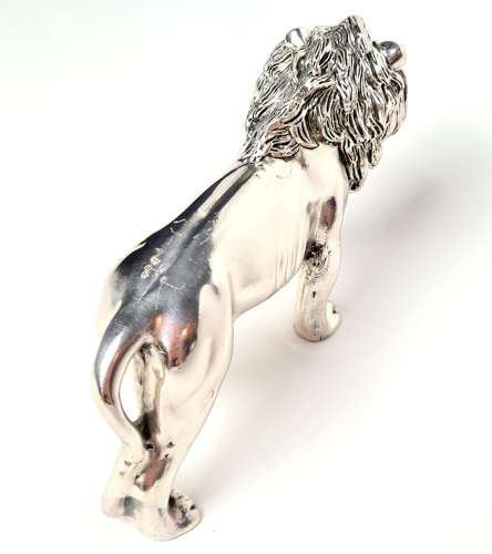 White Metal Lion