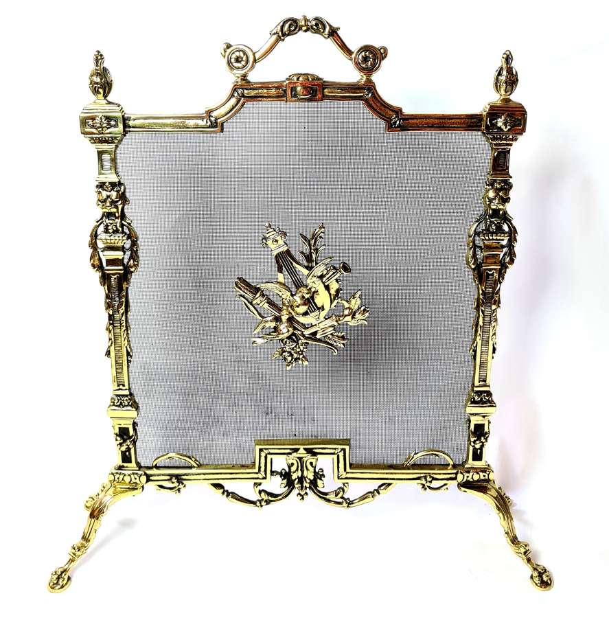 Brass Fire Screen