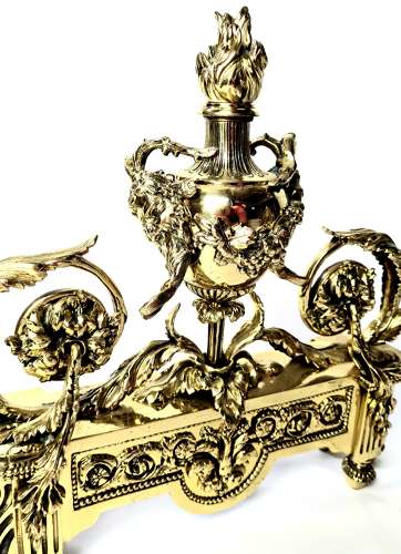 Pair of Louis XVI Firedogs