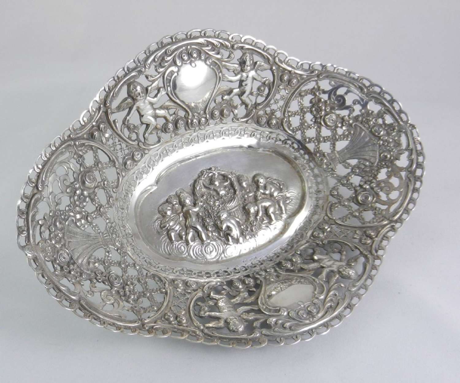 Antique Silver Dish.
