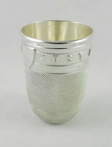 Antique Silver Spirit Beaker