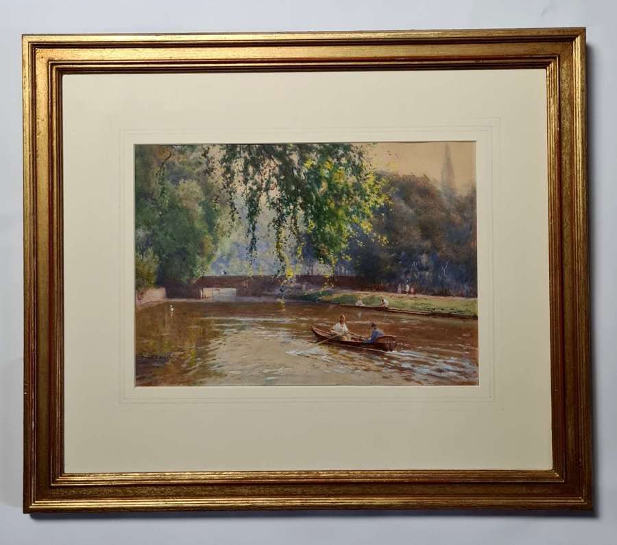 Ernst G Beach Watercolour