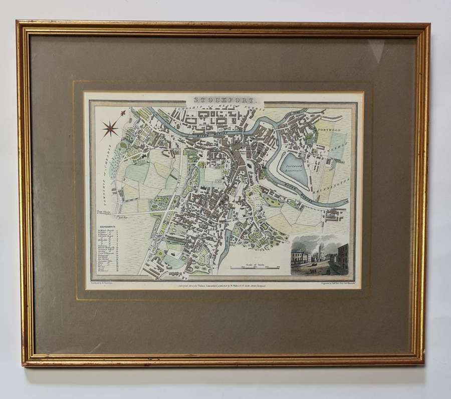 1824 Map of Stockport