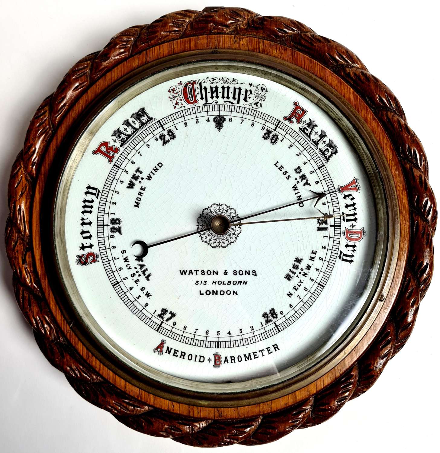 Oak Cased Barometer