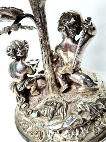 Antique Elkington Silver Plate Centrepiece