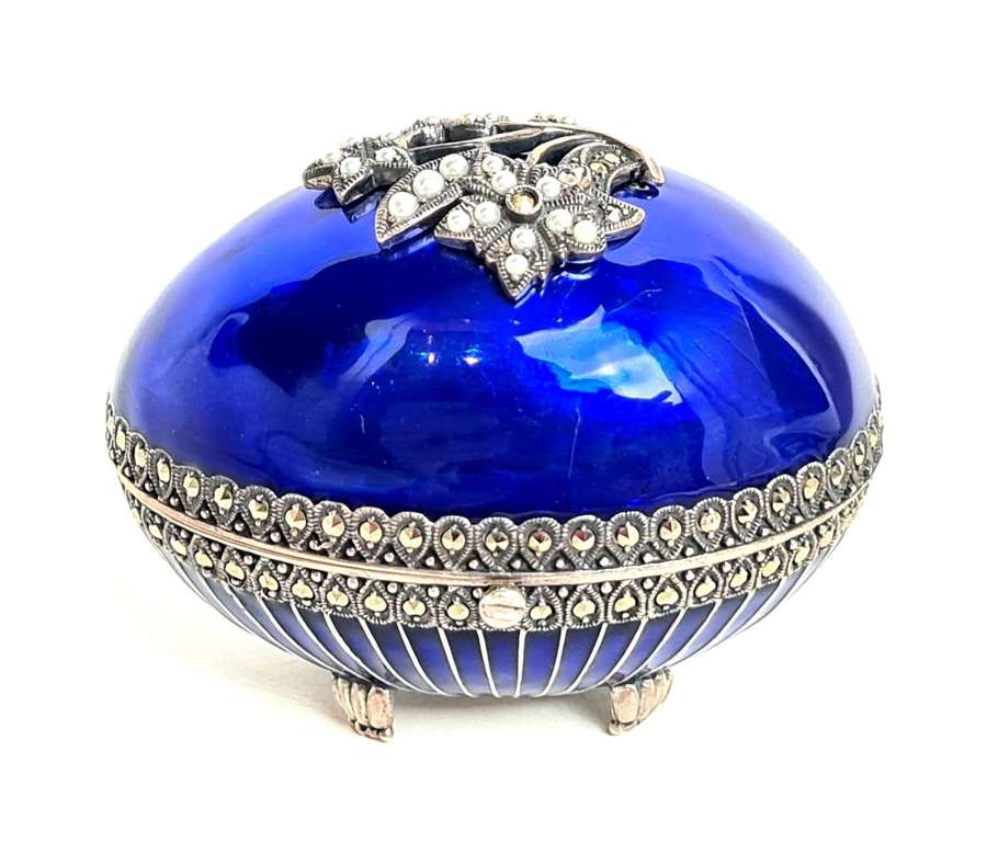 Silver and Enamel Egg