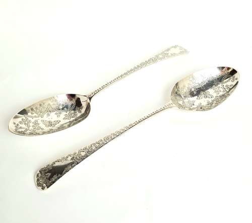 Silver Serving Spoons