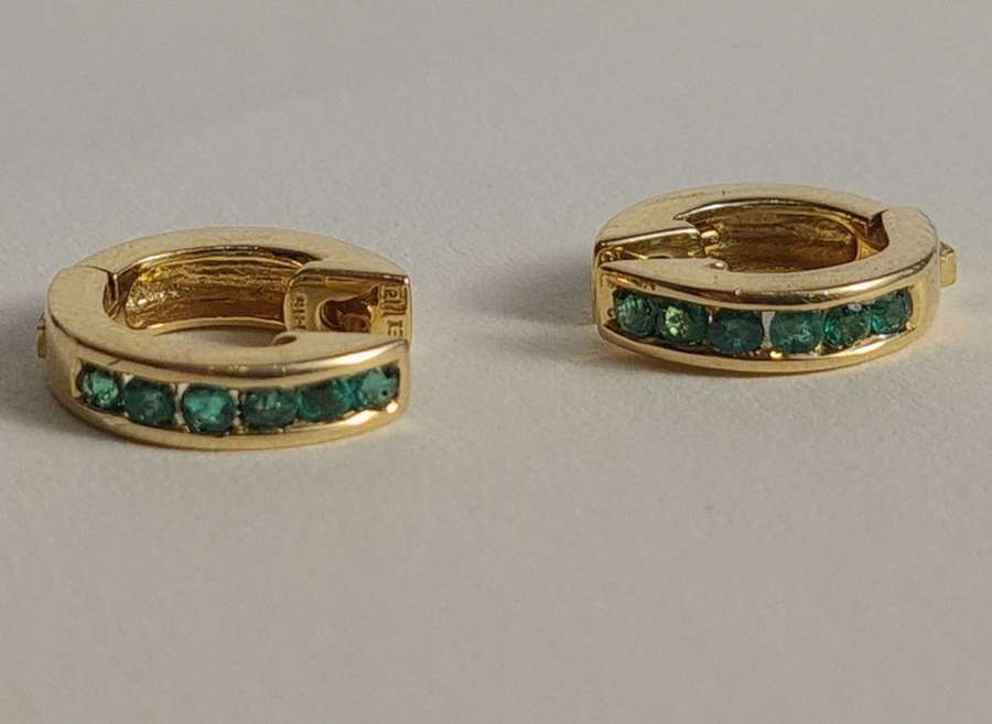'Bita' Emerald Earrings