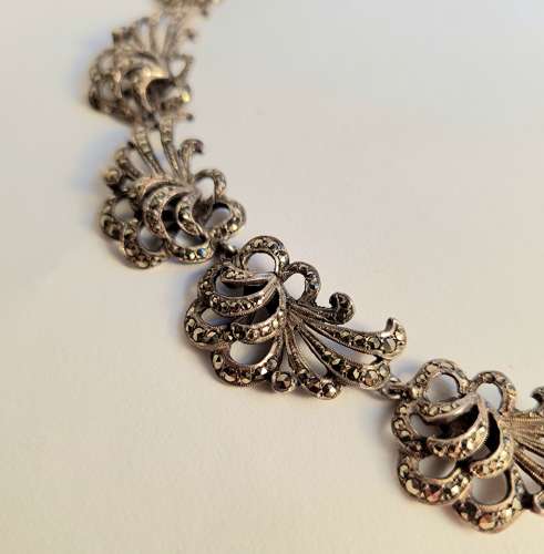 Marcasite Silver Necklace