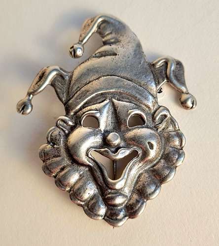 Clown Brooch