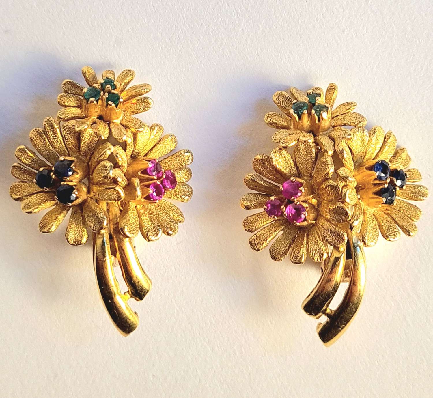A Pair of Floral Earrings