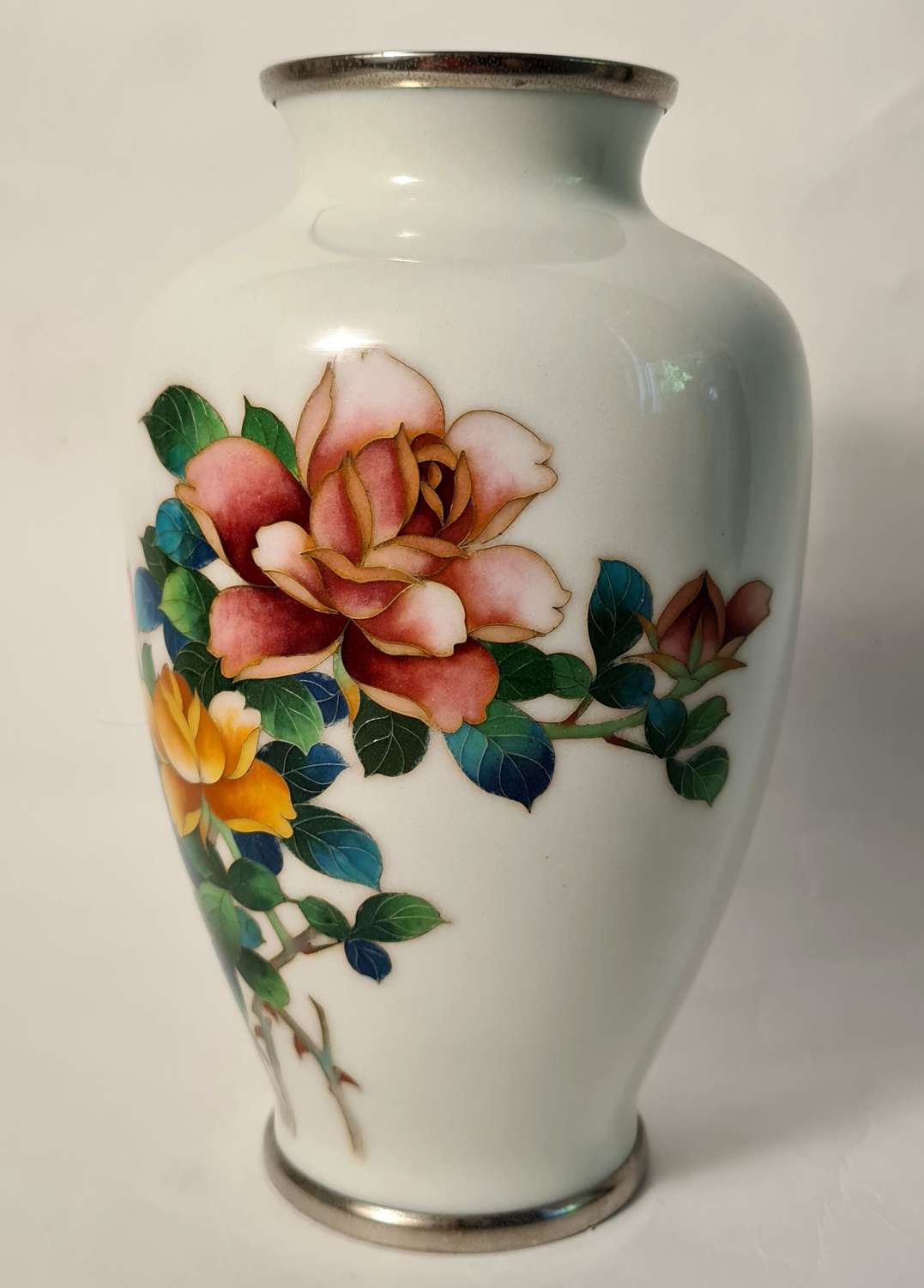 Japanese Enamel Vase