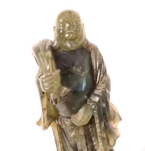 Bowenite Happy Buddha