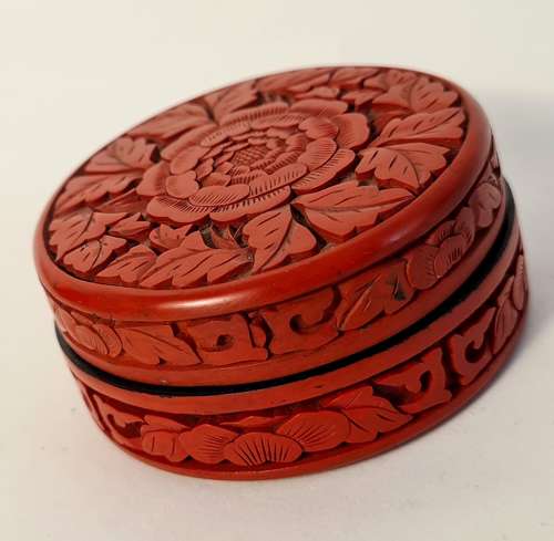 Cinnabar Trinket Box