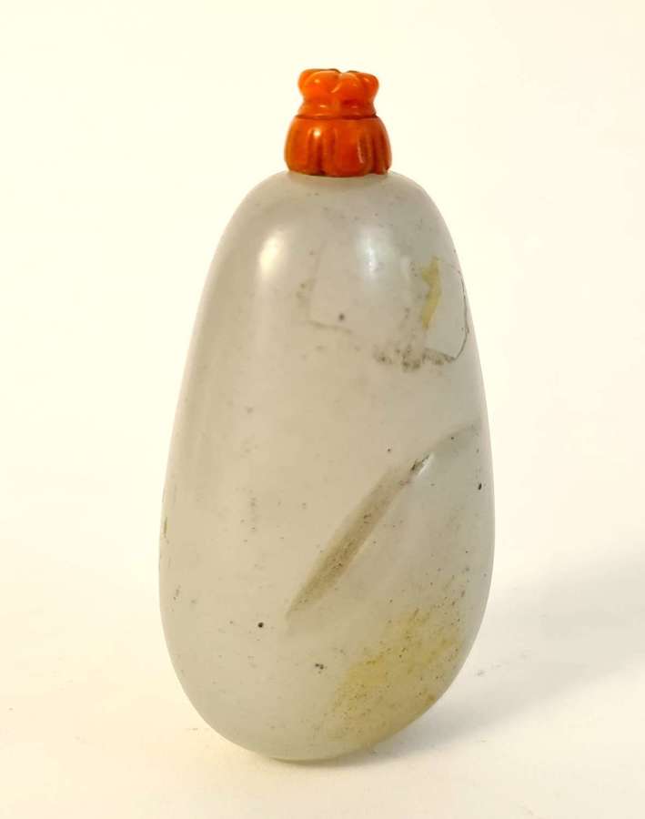 White Jade Snuff Bottle
