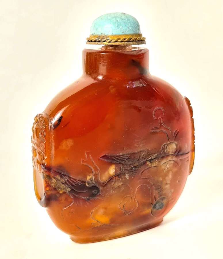 Cornelian Snuff Bottle