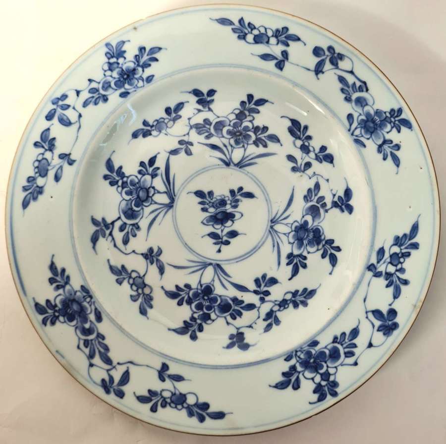 Kangxi Blue and White Dish