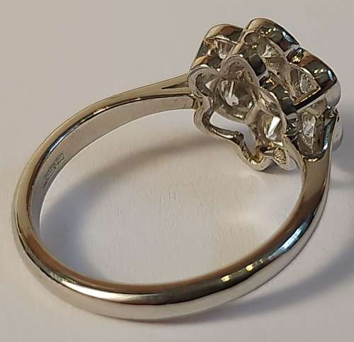 Diamond Cluster Ring