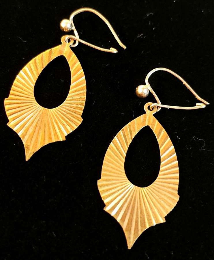 Pair of Gold Drop Earrings