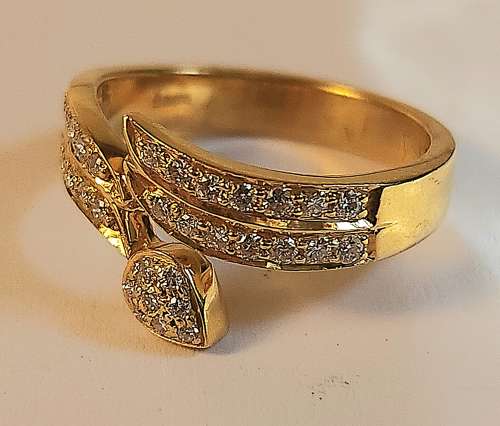 Diamond Snake Ring