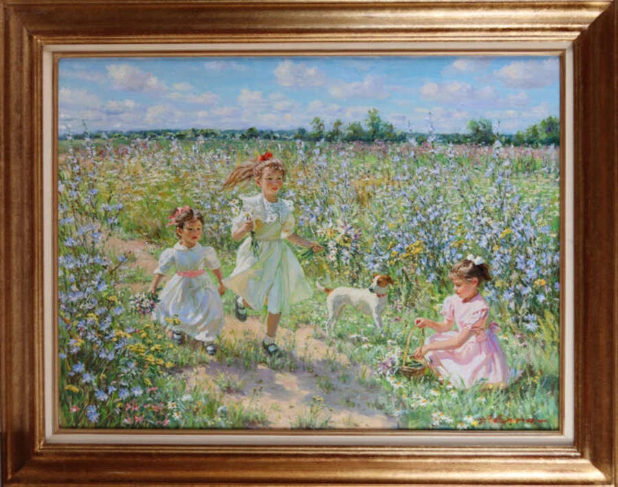 Walking in a Wild Flower Meadow ~ Alexander Averin