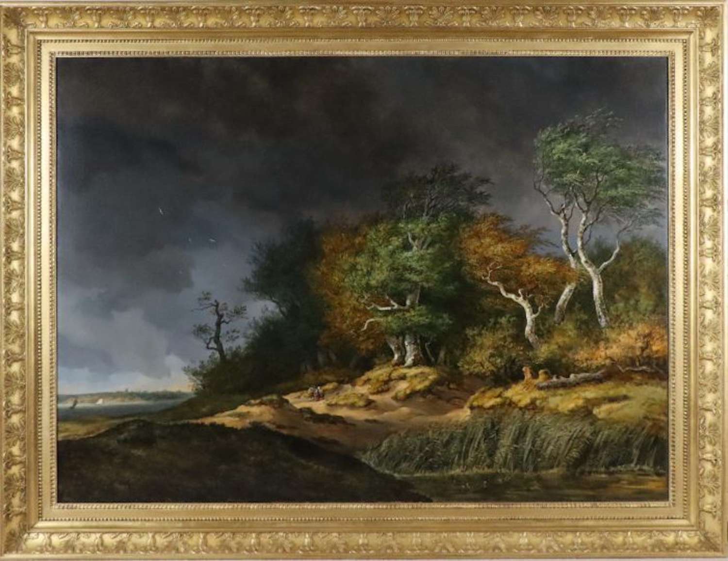 A Landscape in a Passing Storm ~ Johann Christian Michael Ezdorf