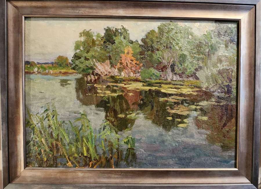 'By The Pond' - Victor Kirilovich Gaiduk