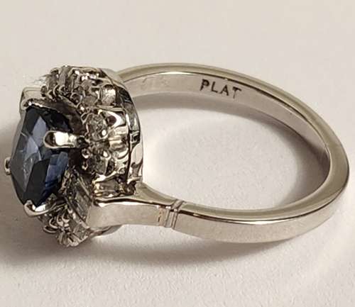 1970's Sapphire and Diamond Ring