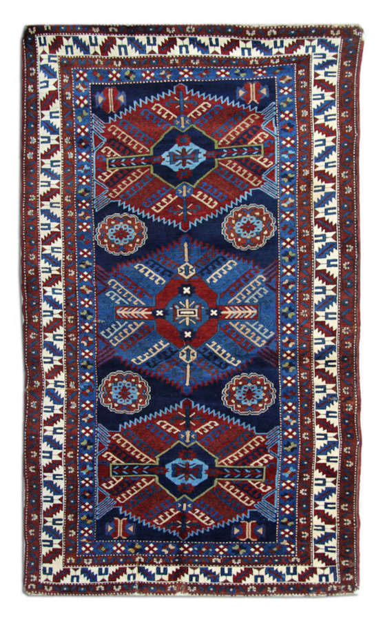 Antique Caucasian Kazak Rug