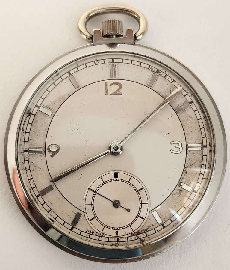 Chrome Pocket Watch
