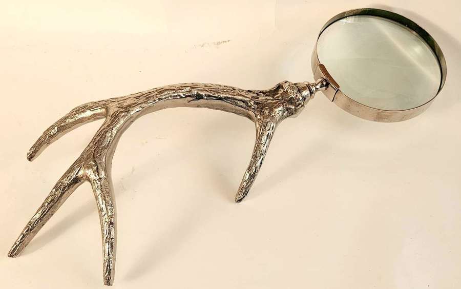 Magnifying Glass in Form of Antler