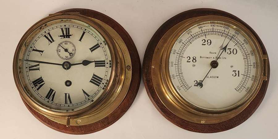 Ships Clock and Barometer