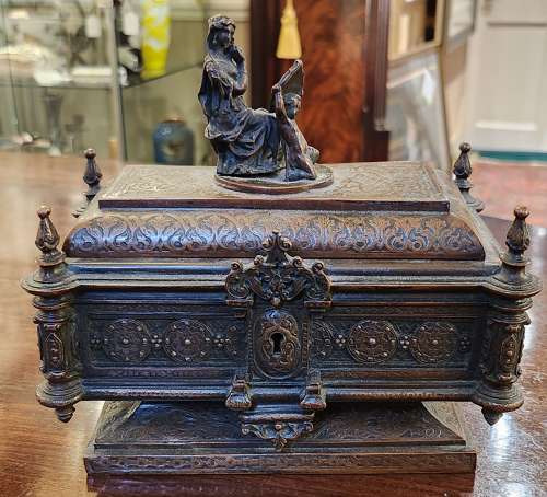 Alexander Gueyton (After) Bronze Casket