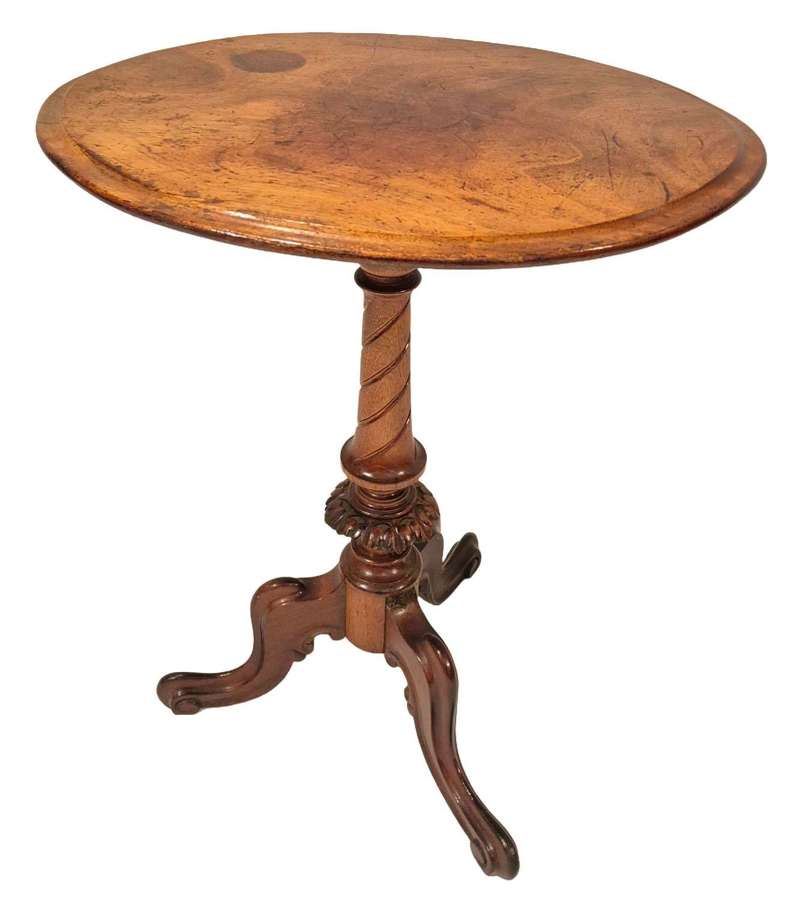 Victorian Walnut Tripod Table