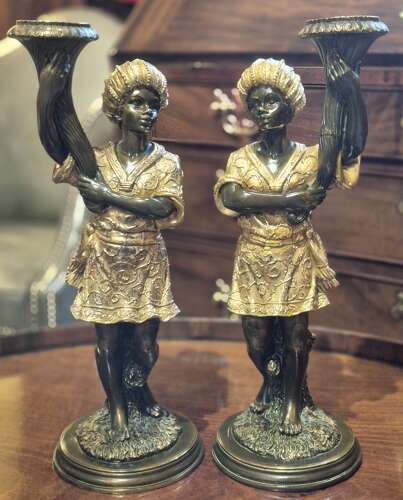 Pair of Blackamoore Candlesticks