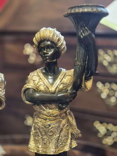 Pair of Blackamoore Candlesticks