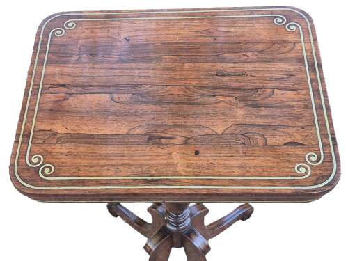 Regency Rosewood Tripod Table