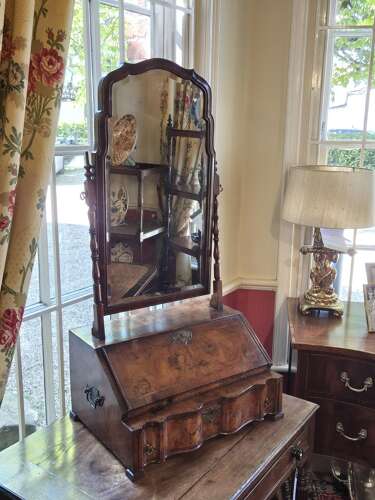 Superb Queen Anne Dressing Table Mirror