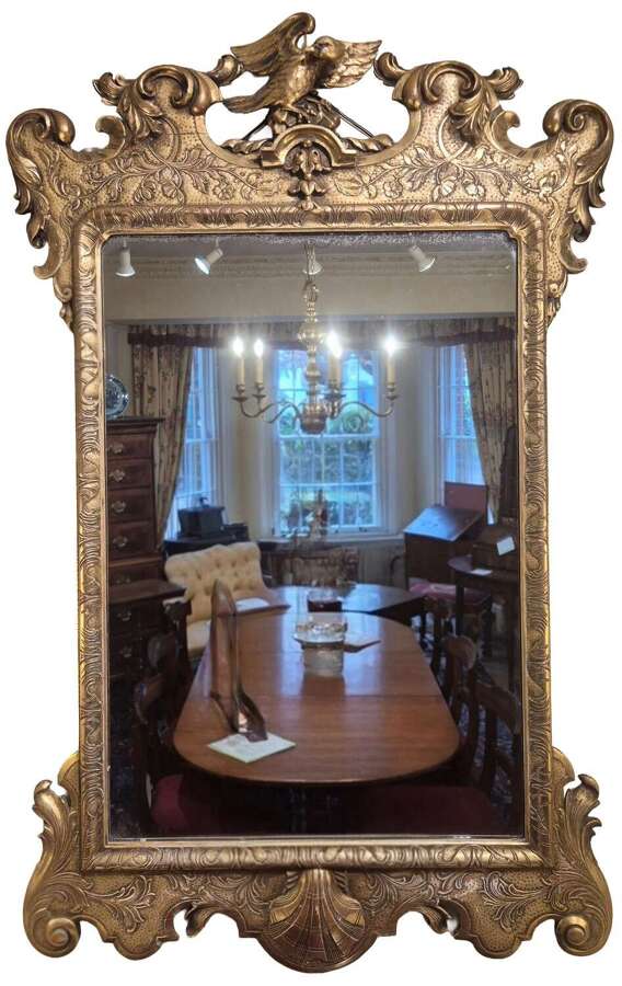 Giltwood Mirror of Classical George II Design