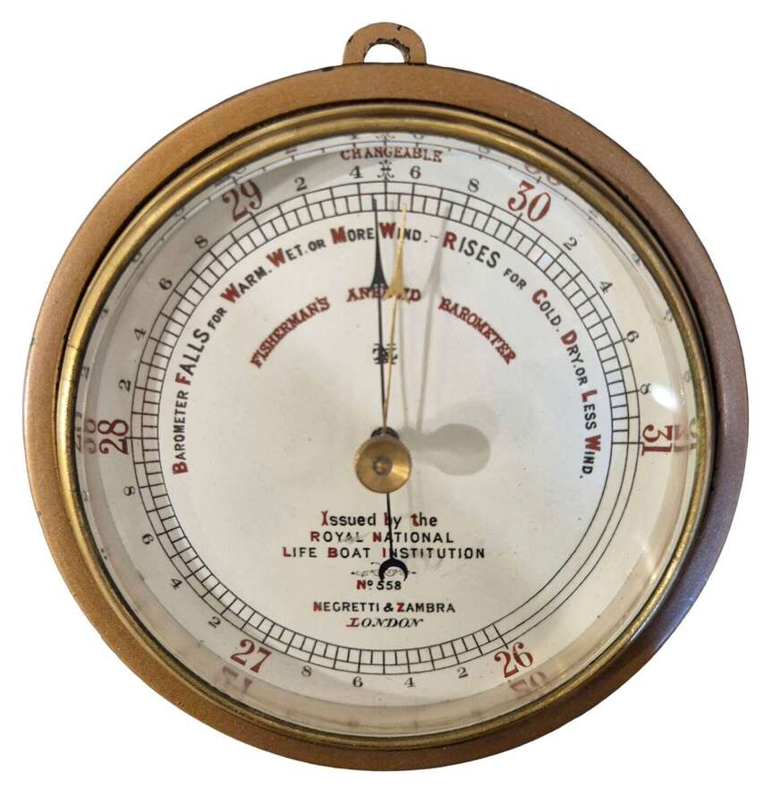 Fisherman's Aneroid Barometer by Negretti and Zambra
